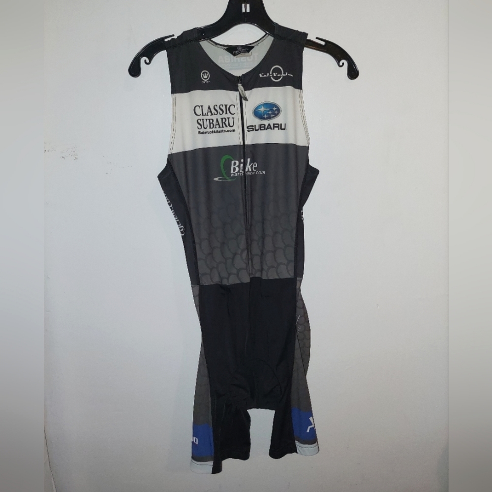 Canari Men's Cycling Skinsuit One Piece Short Sleeveless Bicycle Size M